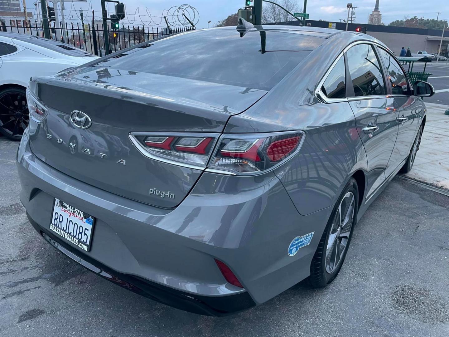 2019 GRAY /GRAY Hyundai Sonata Plug-In (KMHE14L22KA) , located at 744 E Miner Ave, Stockton, CA, 95202, (209) 944-5770, 37.956863, -121.282082 - Photo#14